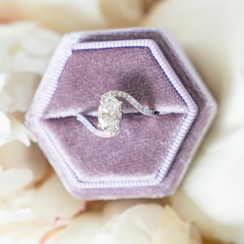 Bespoke Platinum Aurora Ring