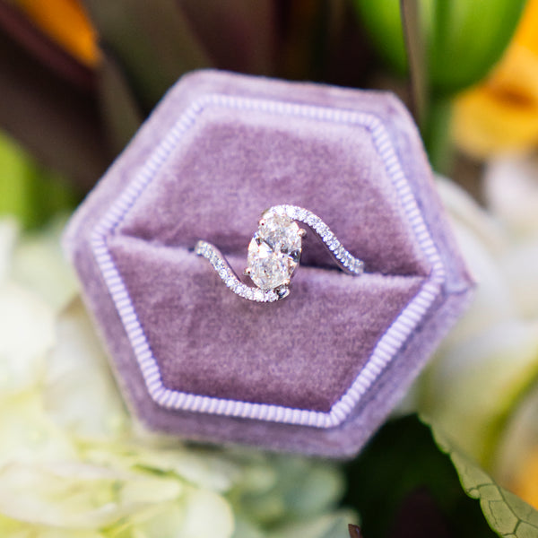 Bespoke Platinum Aurora Ring