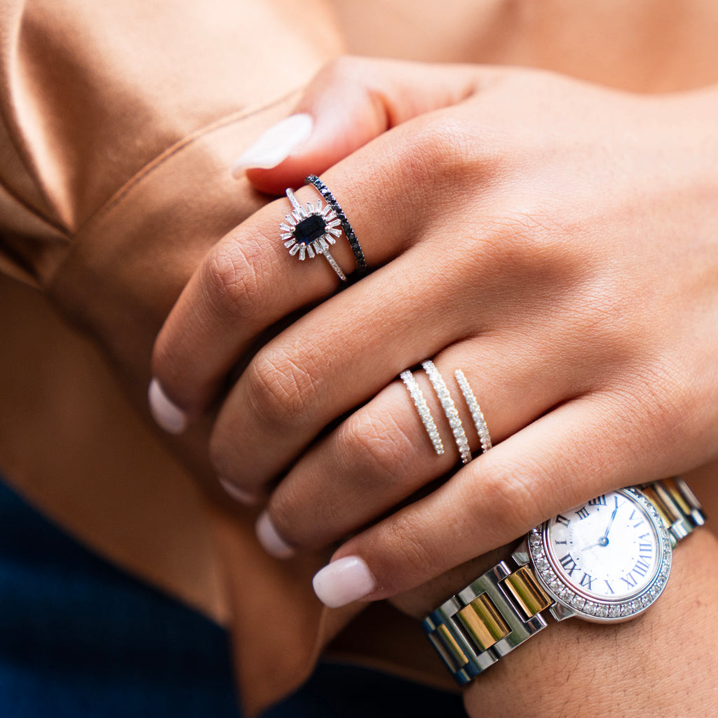 The Diamond Coil Ring