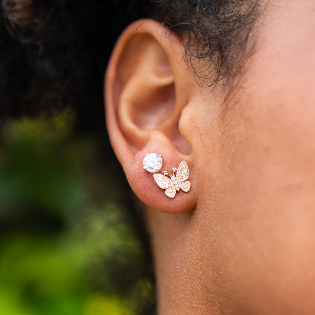 Amber Erin Collection Diamond Studs
