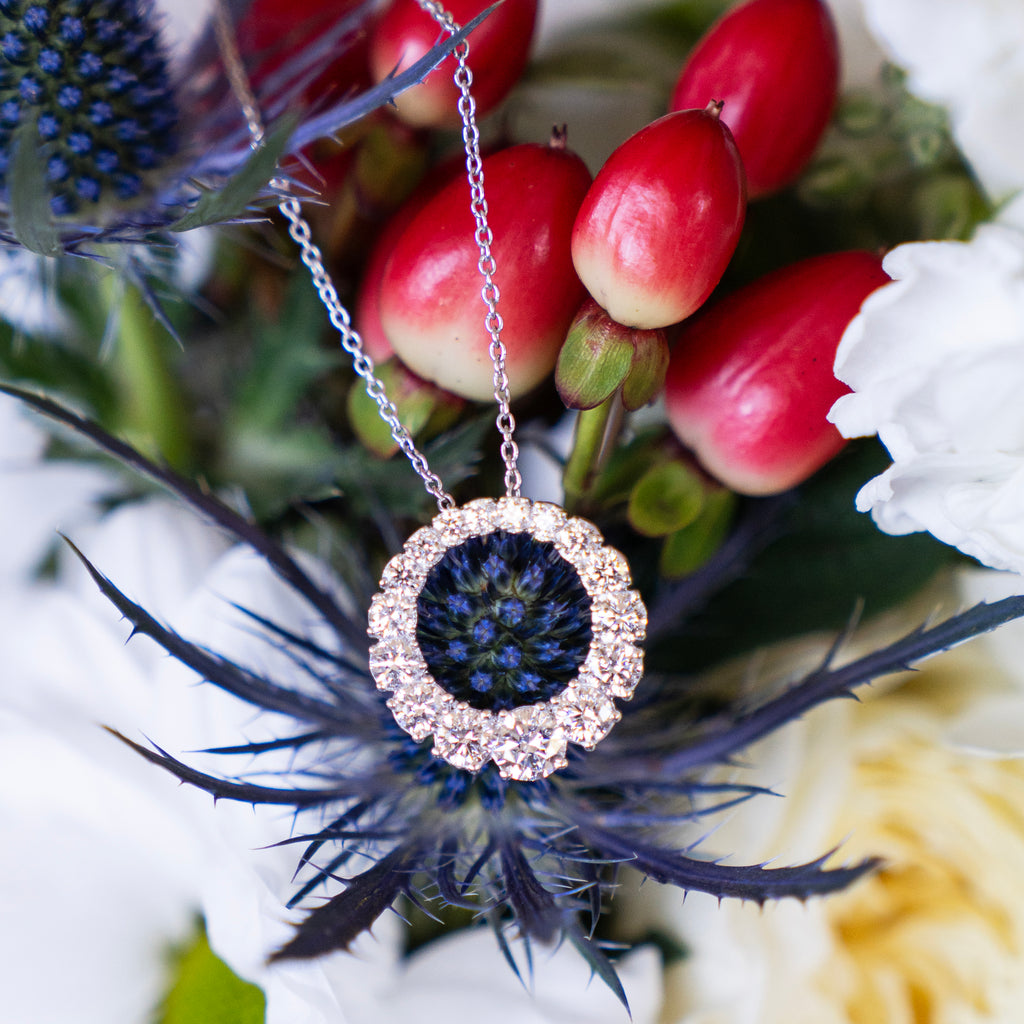 The 2 Carat Graduated Circle Lab Diamond Necklace