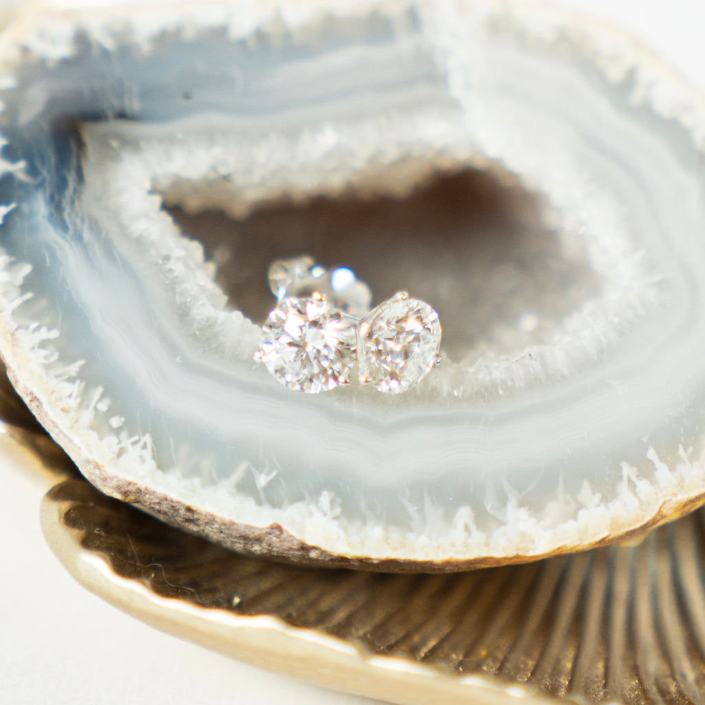Amber Erin Collection Diamond Studs