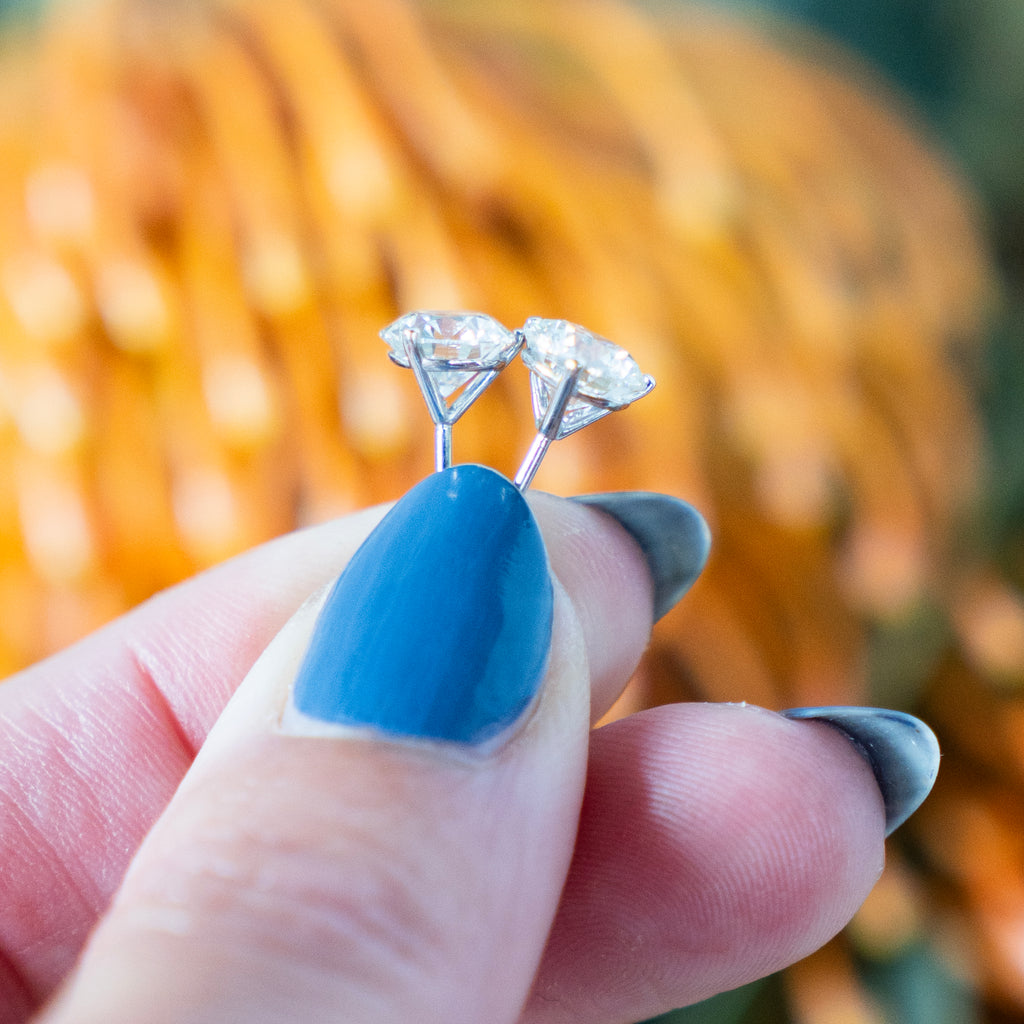 Amber Erin Collection Diamond Studs