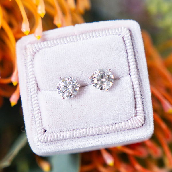 Amber Erin Collection Diamond Studs