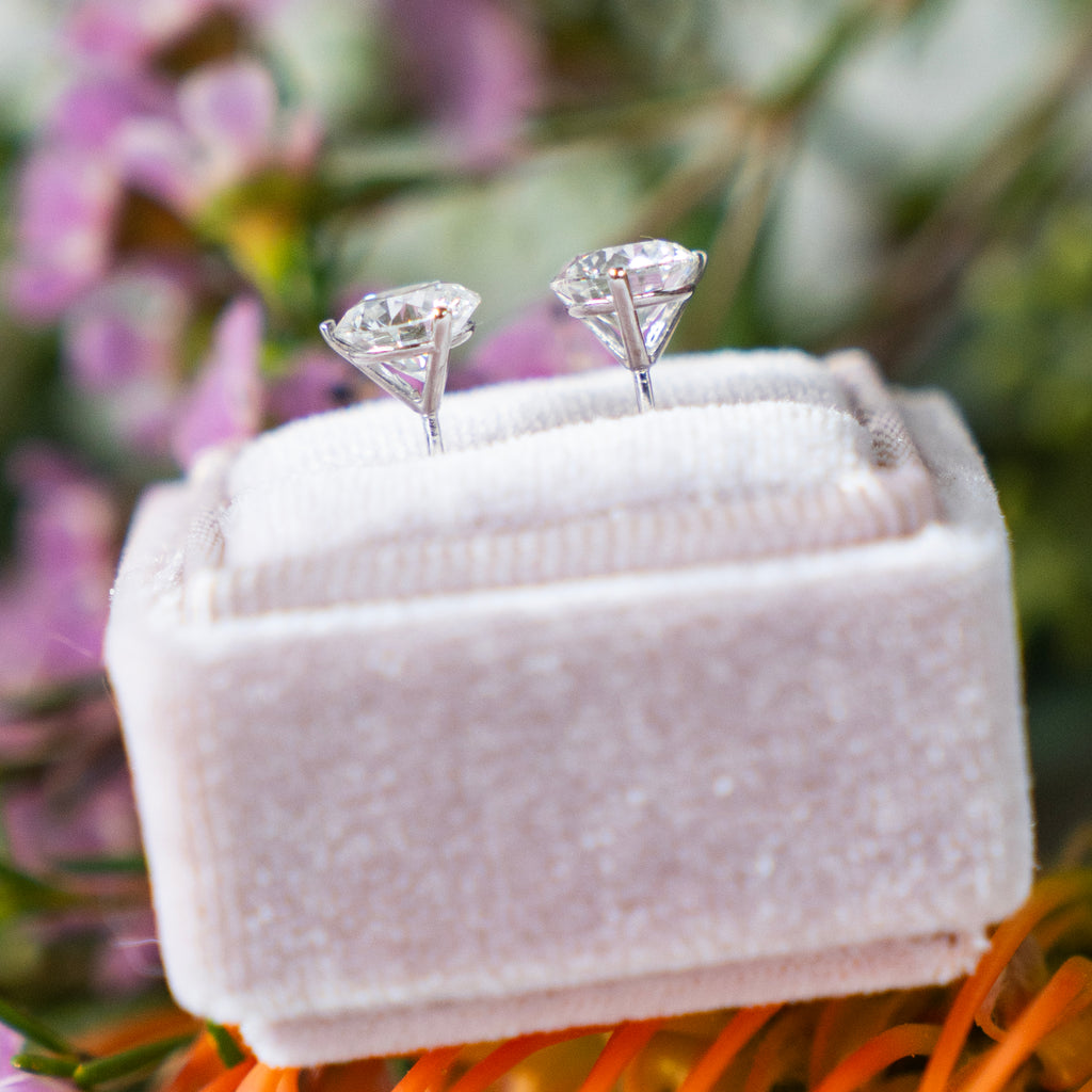 Amber Erin Collection Diamond Studs