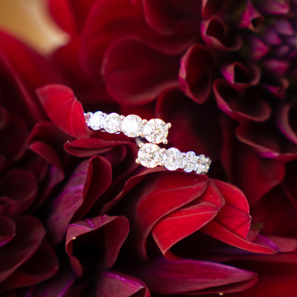 The Olivia Ring set in 14k White Gold