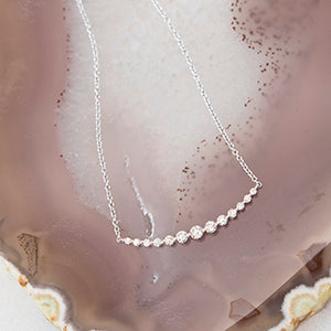 The Anastasia Graduated Diamond Necklace in 18k