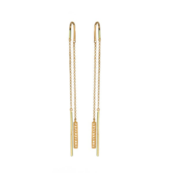 Diamond Threader Earrings