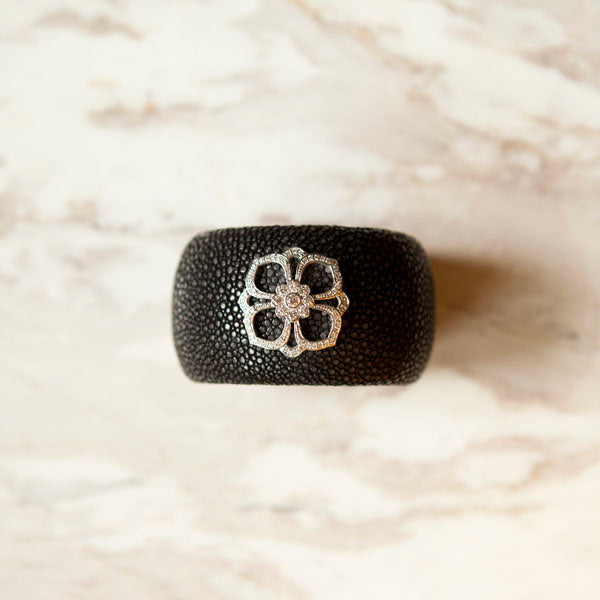 Diamond and Stingray Bespoke Cuff