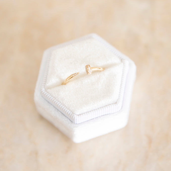 Nailed it! 14k Gold and Diamond Ring