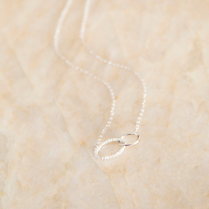 Oval Links Diamond Necklace