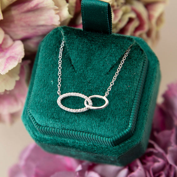 Oval Links Diamond Necklace