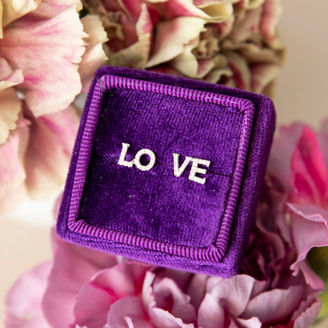 Diamond LO-VE Stud Earrings
