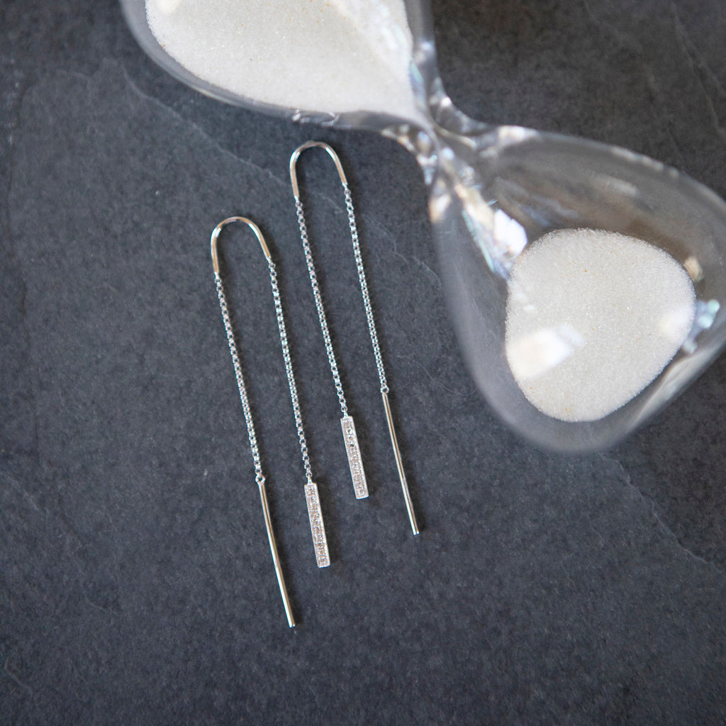 Diamond Threader Earrings