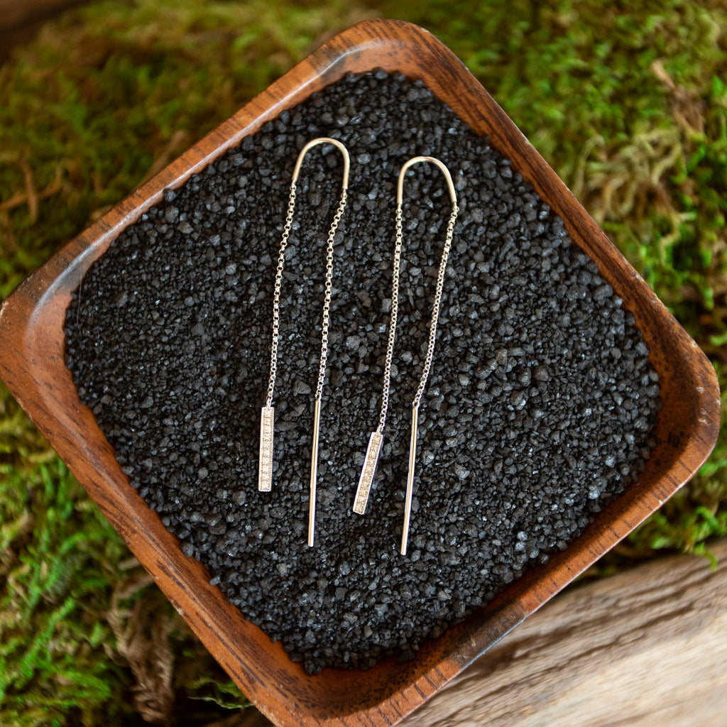 Diamond Threader Earrings